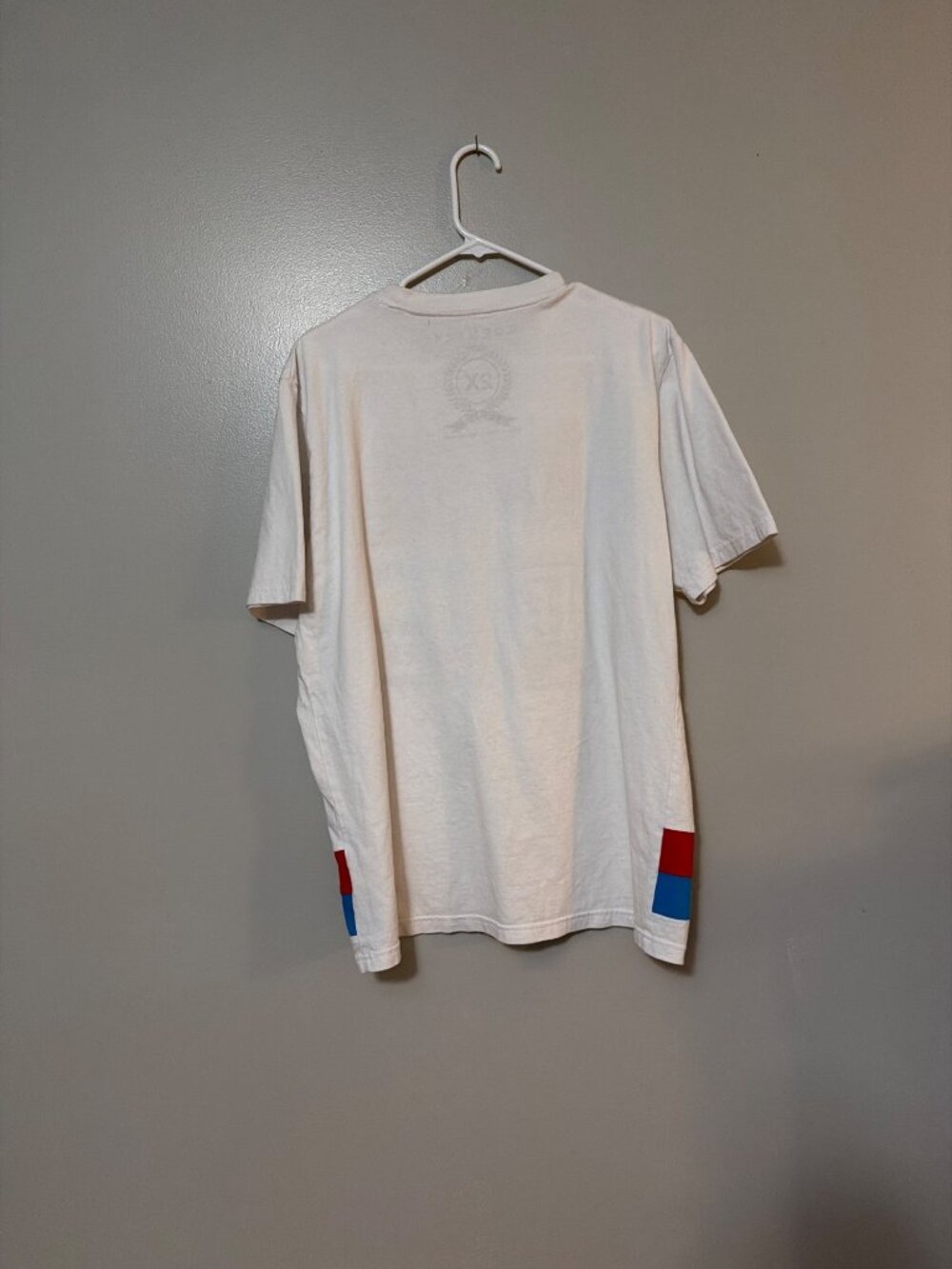 Born Fly Mens Graphic Tee 2X White With Multicolor Embroidery Streetwear - Picture 2 of 4